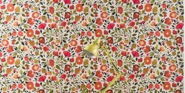 floral wall paper