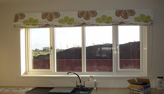 blinds being open