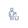 Waste Services — Putting Empty Bottle in a Bin in Gurley, AL