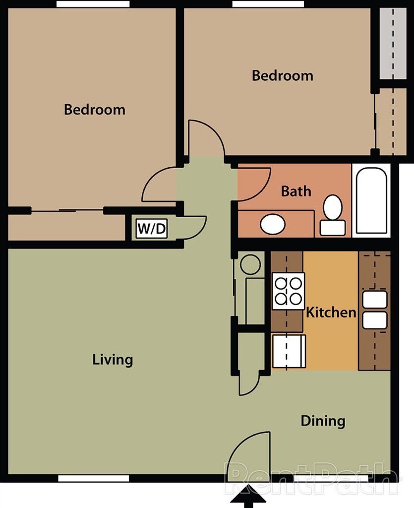 2 Bedroom | Lansdowne House Apartments