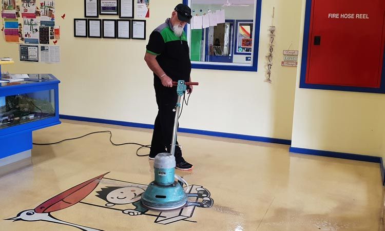 Floor cleaning — Business Cleaners in Mulwala, NSW