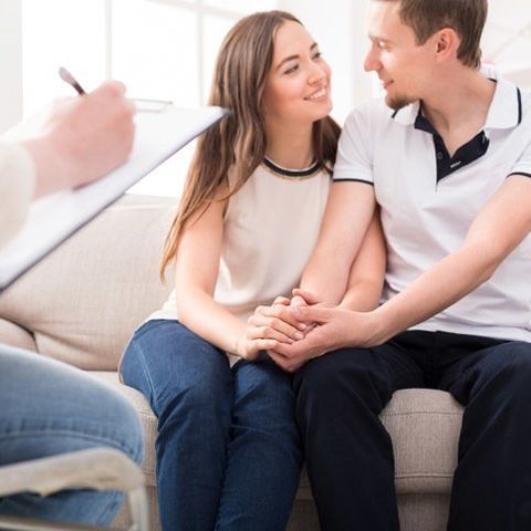 Happy Couple and the Therapist — Jupiter, FL — Michael L. O'Hara Jr., Psy.D Dr. O'Hara — Jupiter, FL — Michael L. O'Hara Jr., Psy.D