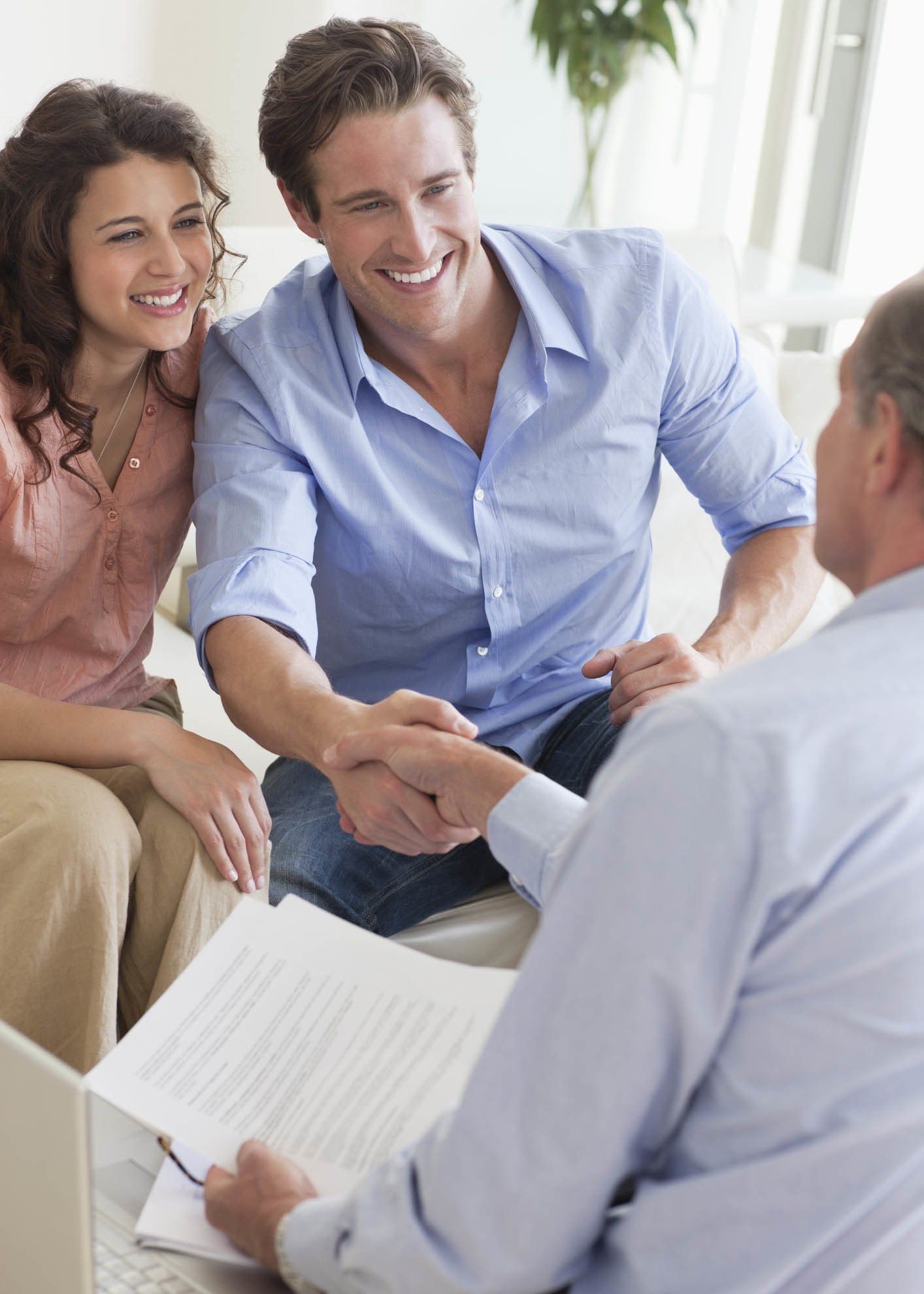 A Couple Shaking Hands with the Therapist — Jupiter, FL — Michael L. O'Hara Jr., Psy.D Couple Shaking Hands with the Therapist — Jupiter, FL — Michael L. O'Hara Jr., Psy.D