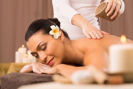 Spa Services — Woman Having A Back Oil Massage in Bethlehem, PA Spa Services — Woman Having A Back Oil Massage in Bethlehem, PA