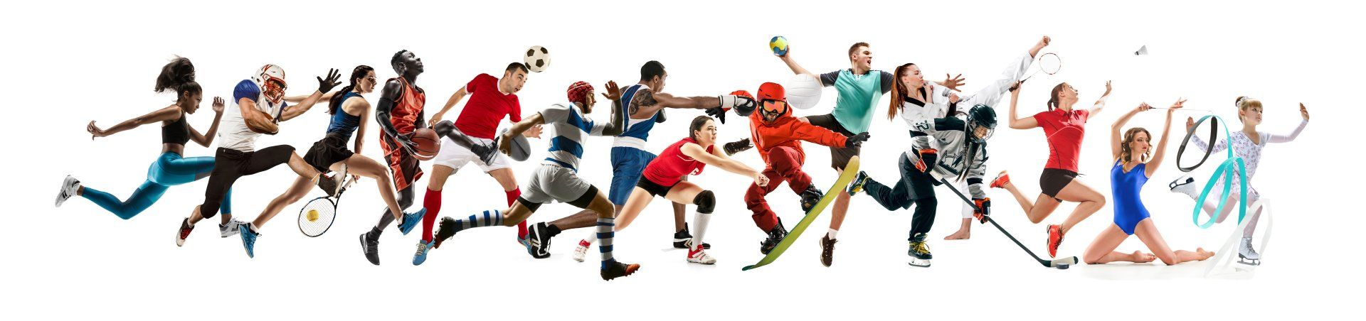 Group Of Athletes Group Of Athletes