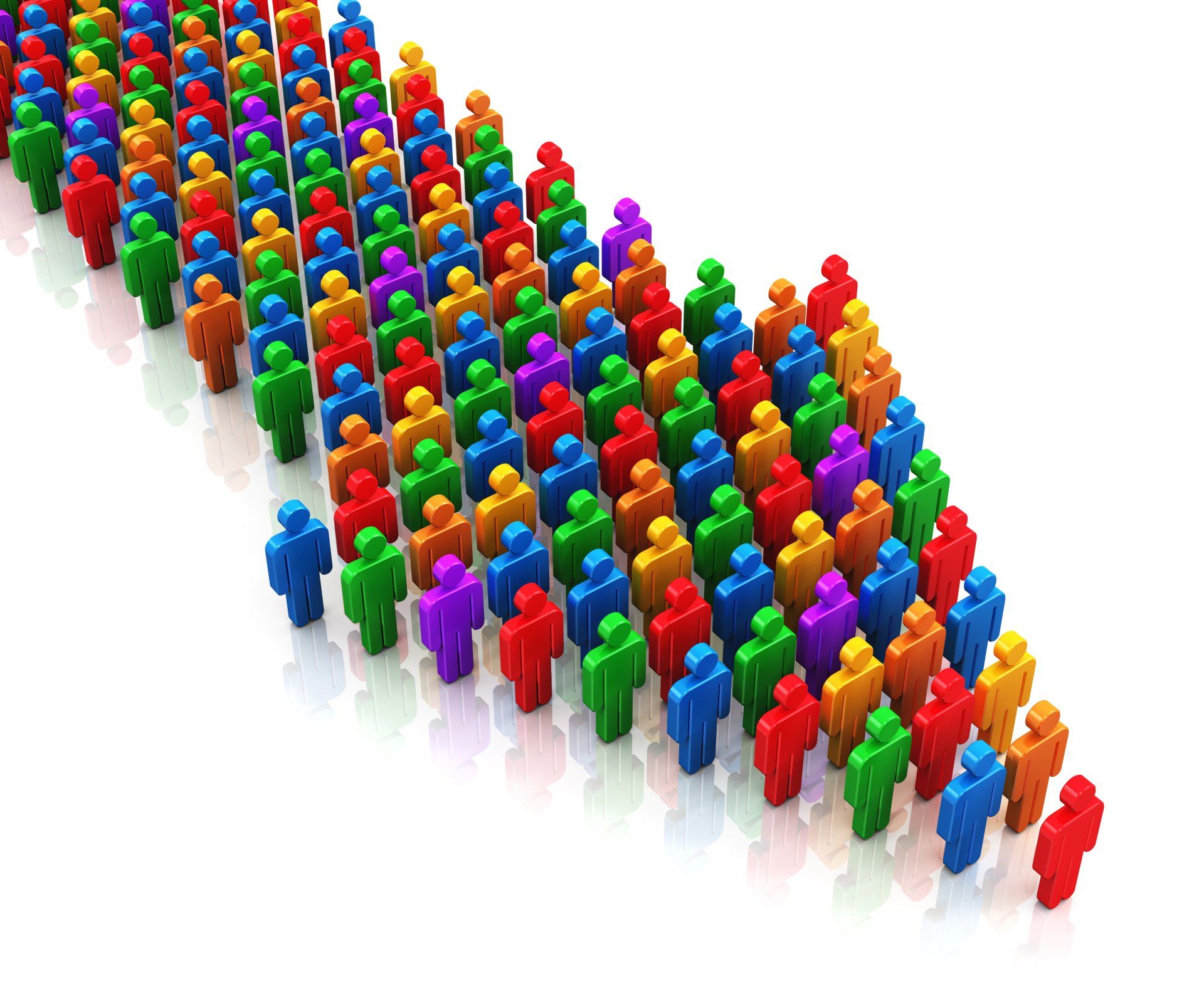 Arrow of people concept for search engine marketing in Birmingham, AL
