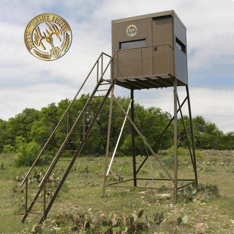 5x7 Monster Deer Blind on 12' Stand