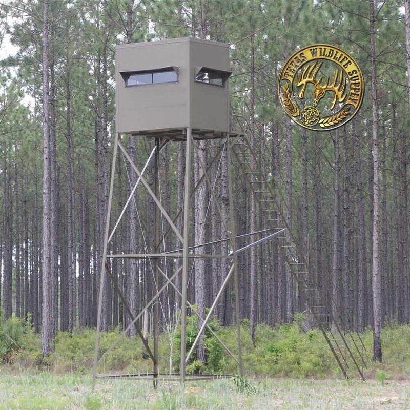 5x7 Monster Deer Blind on 20' Stand