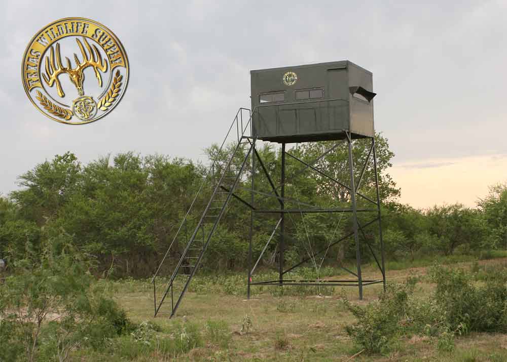 7x10 Deer Blind on 16' Stand