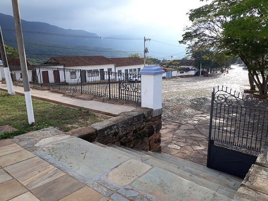 Vista do Largo da Santíssima Trindade em Tiradentes