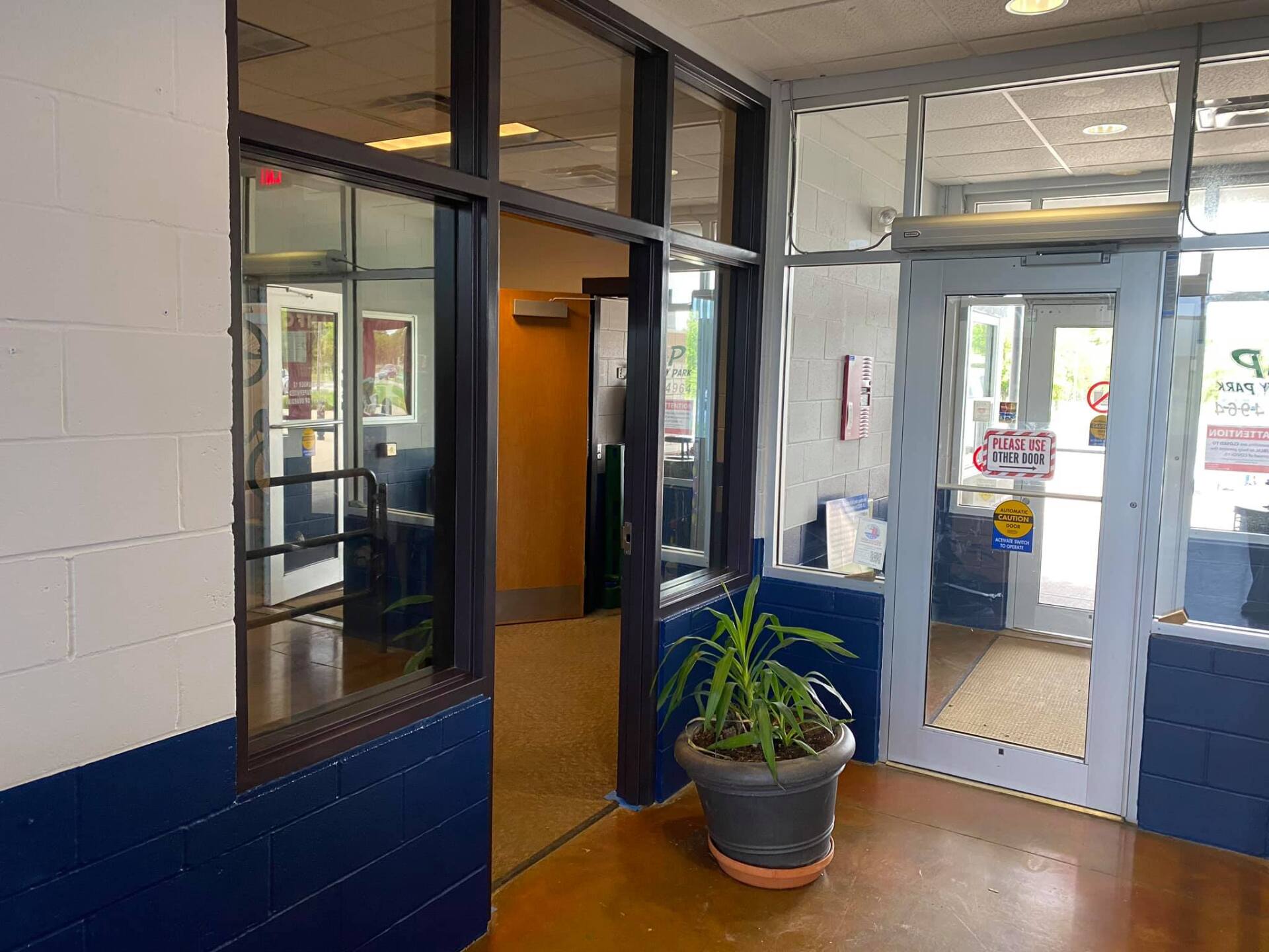 freshly painted office