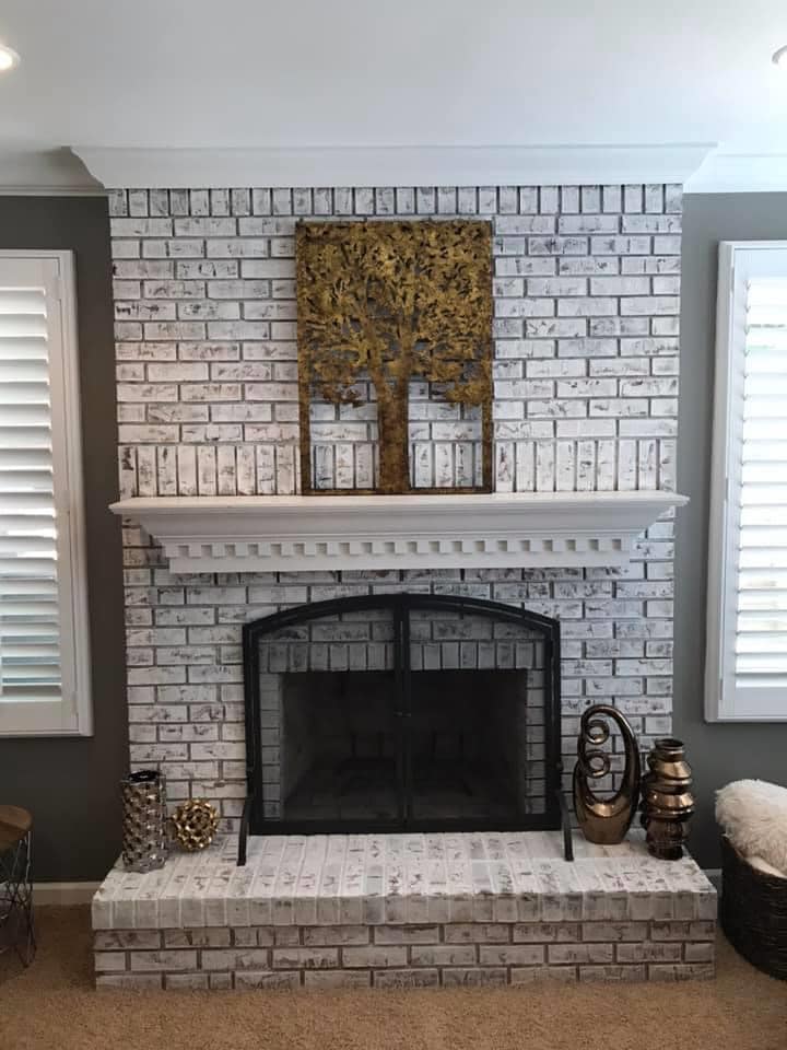 freshly painted home