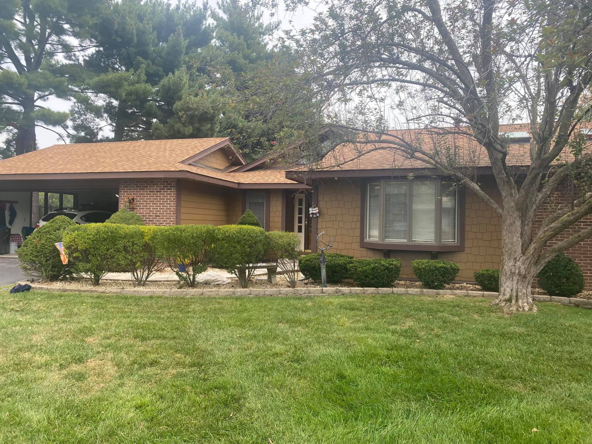 freshly painted home exterior