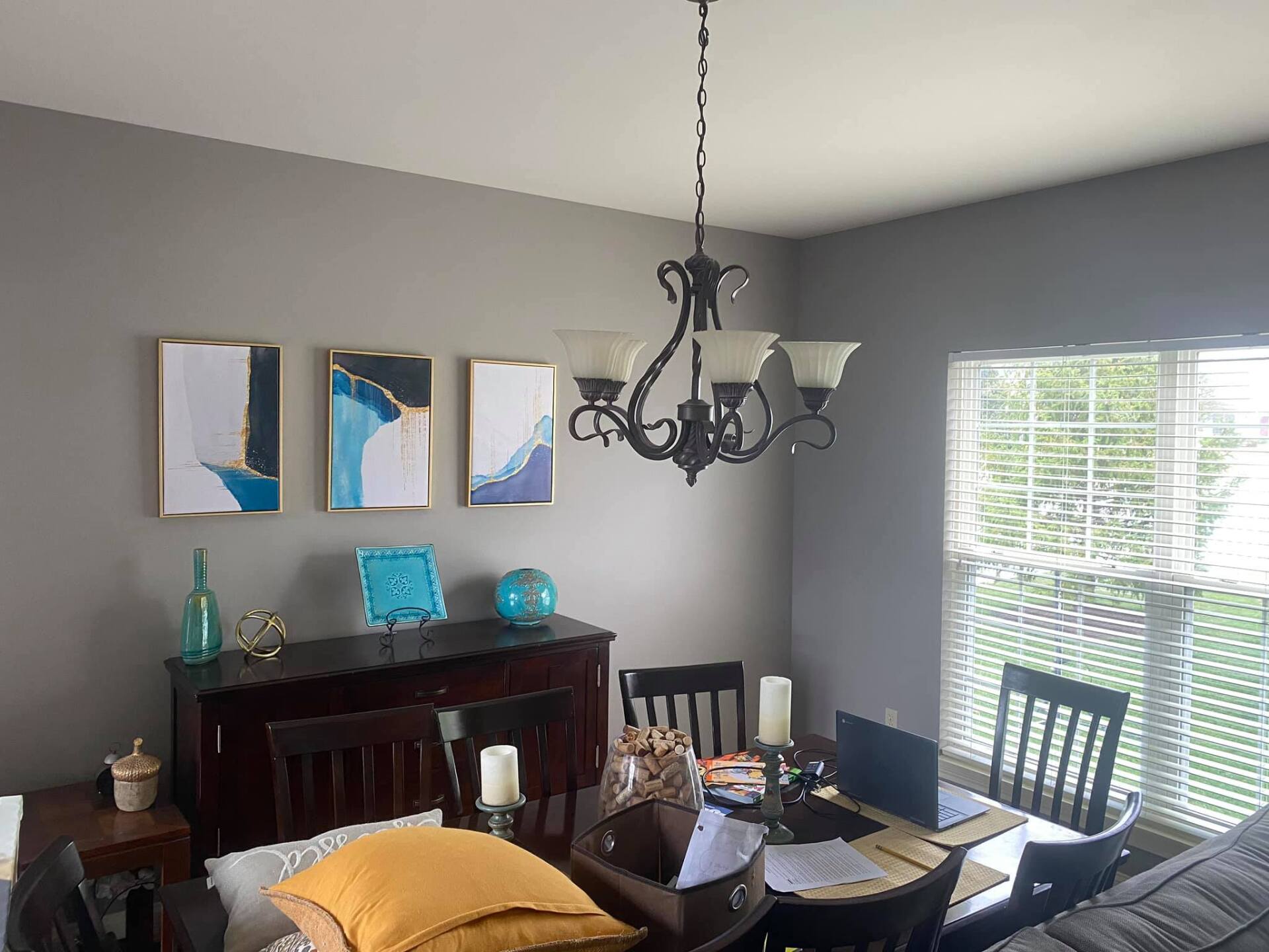 freshly painted home interior