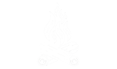 White outline of a baby stroller.