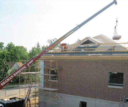 Heavy Equipment for Roof — Hillsdale, MI — Braman Roofing