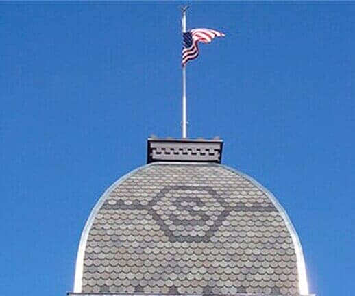 Flag on Top of Roof — Hillsdale, MI — Braman Roofing