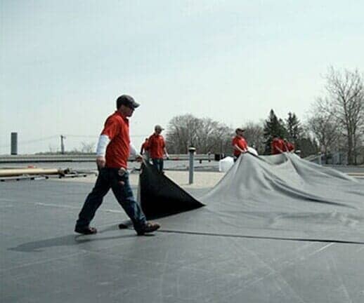 Installation of Commercial Roof — Hillsdale, MI — Braman Roofing