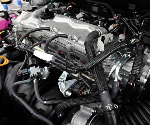 car engine after repair