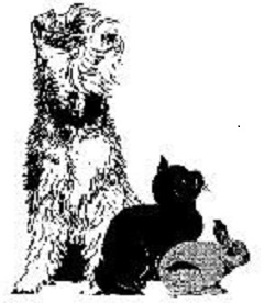 Dog cat and rabbit logo Dog cat and rabbit logo