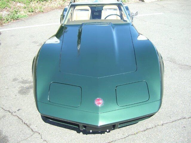 Green Car Front