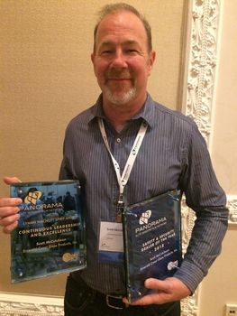 man winning awards