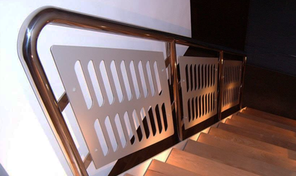 steel staircase railing