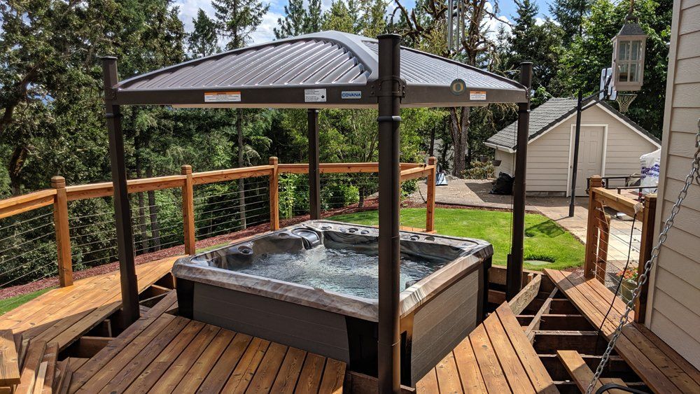 Marquis Hot Tub & Automated Cover Installation