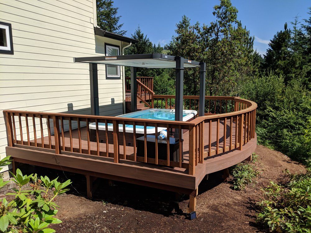 Swim Spa & Covana Automated Cover Installation