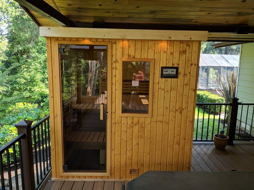 Finnleo Outdoor Sauna Installation