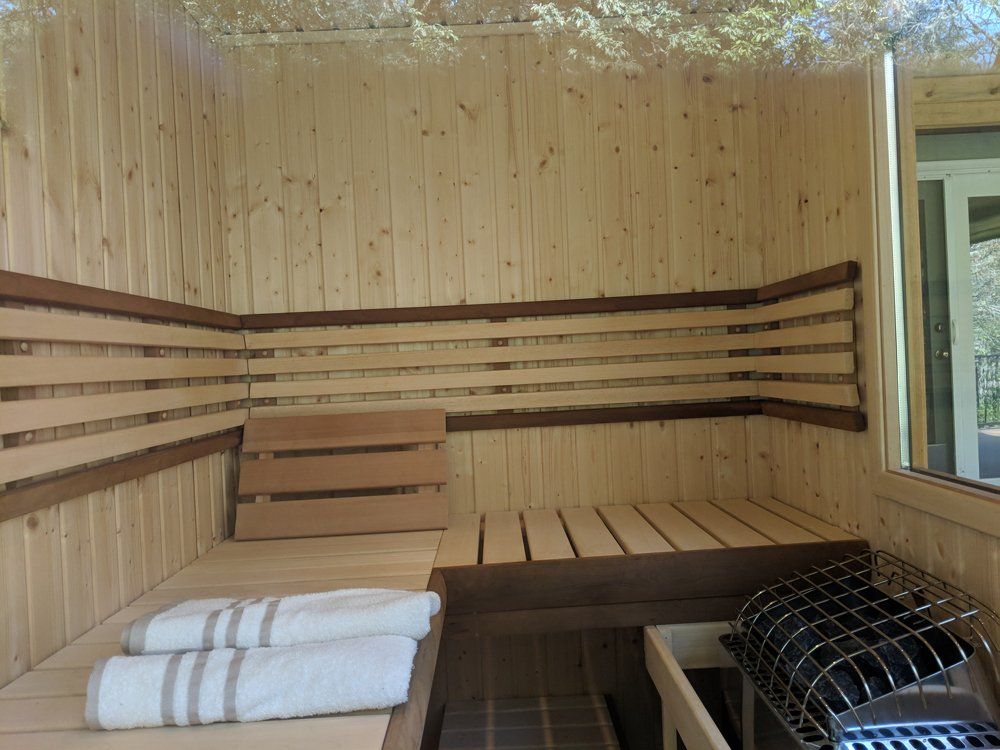 Finnleo Outdoor Sauna Installation