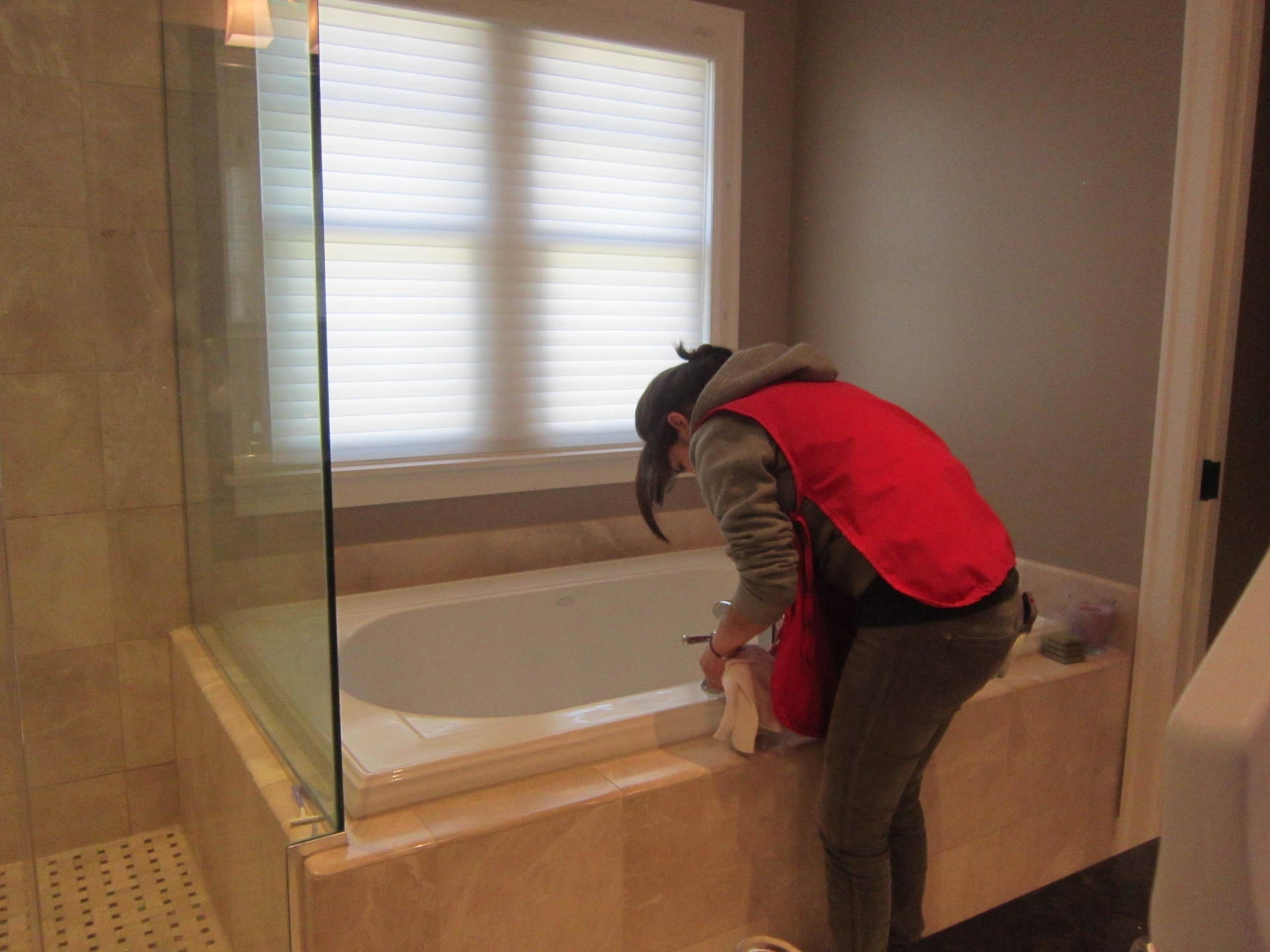 Clean Deep Bathroom