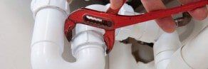Working on pipe — Plumbing Services in Middleboro MA