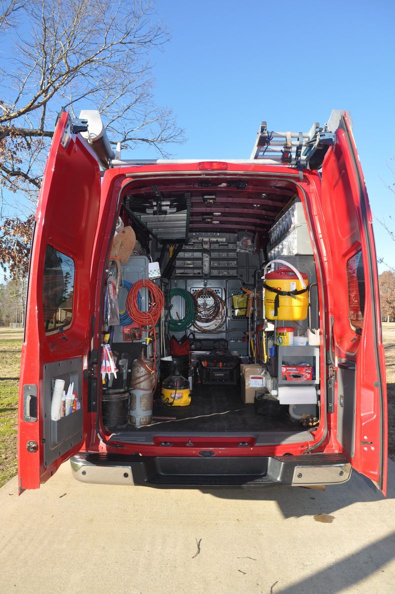 Full Service Truck —  Plumbing Equipment on Truck in Shreveport, LA