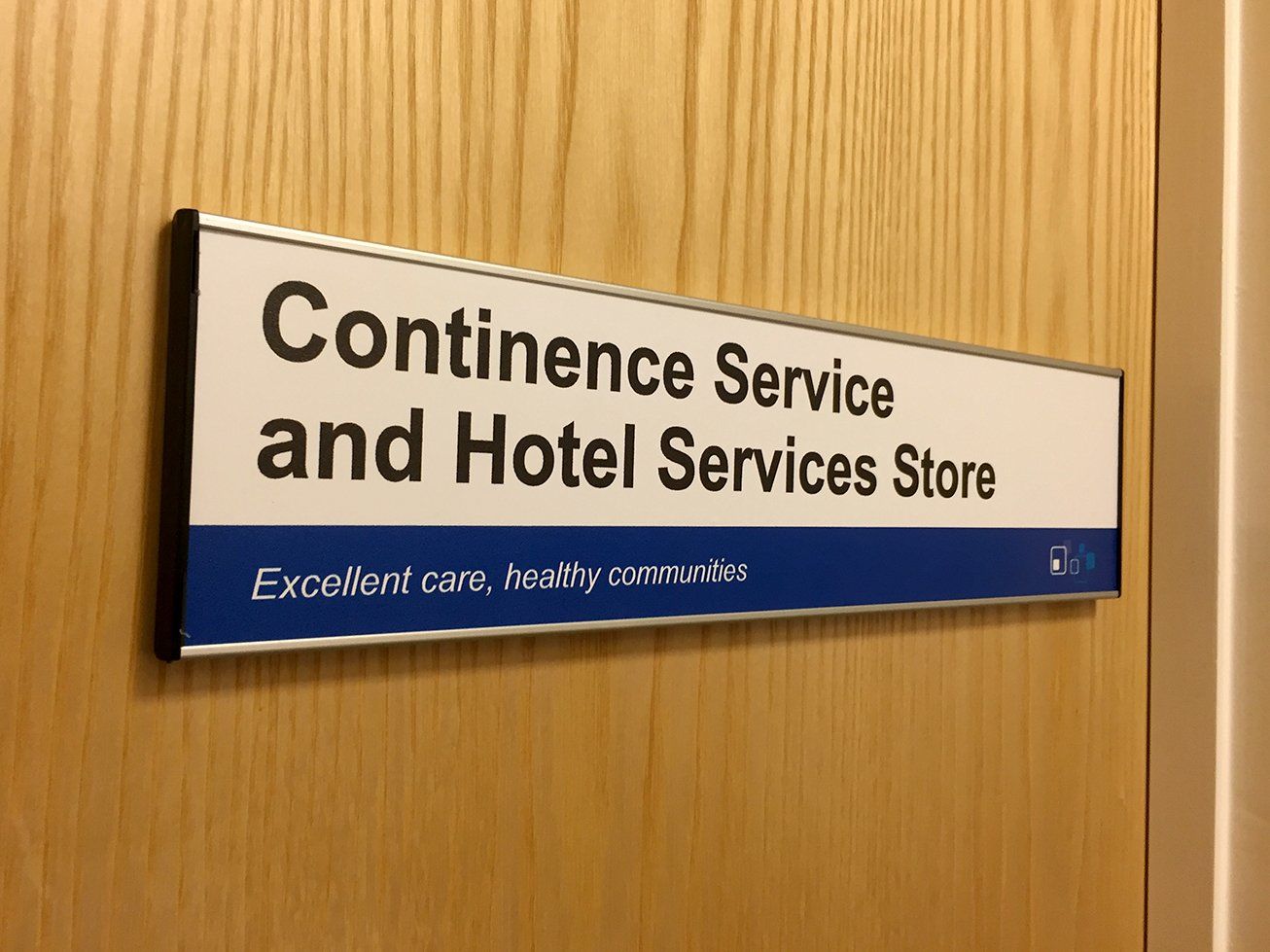 Office door sign