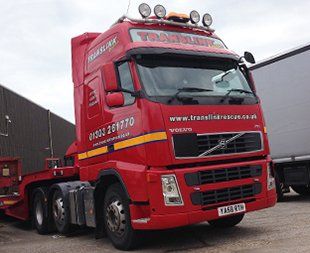 Lorry with signwriting done by Legend Signs