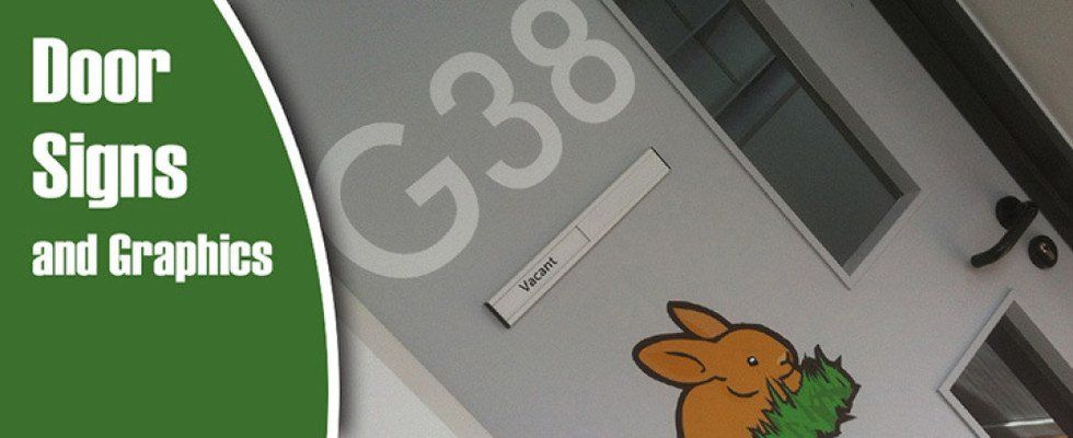 Door signs and graphics