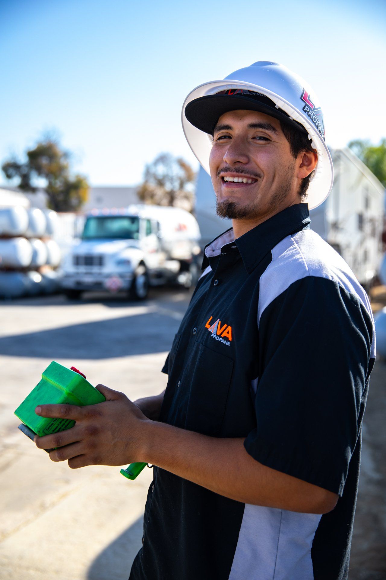 lava lpg residential propane tank install