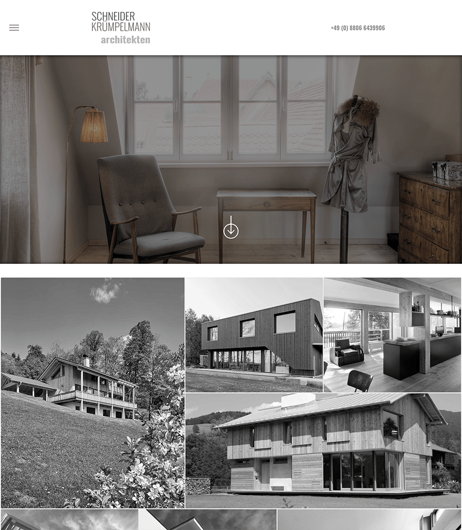 Architekten Schneider Krümpelmann EDELWEISS Website