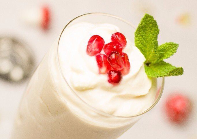 Maple Yogurt Smoothie made with pure Vermont organic maple syrup from Eriks Sugarbush in Kirby, VT.