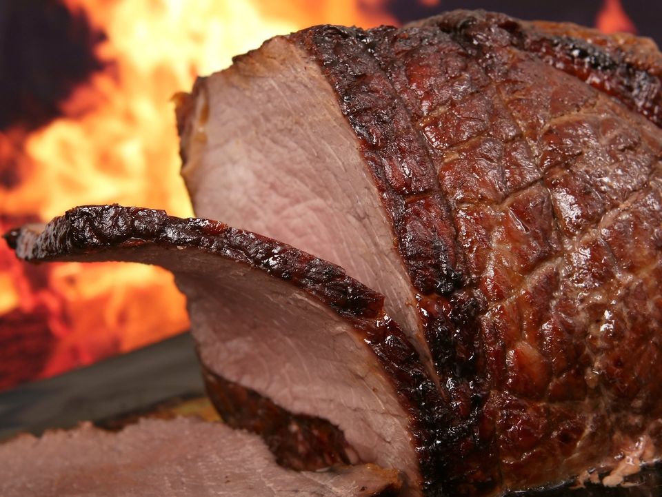 Vermont Maple Baked Ham made with pure VT organic maple syrup from Eriks Sugarbush.