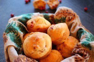 Cranberry maple ginger muffins made with VT organic maple sugar from Eriks Sugarbush.
