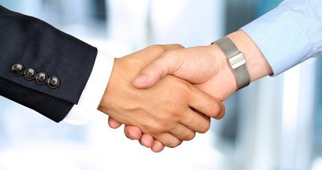 A handshake