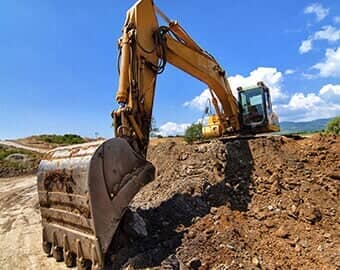 Excavator — Construction Services in Pittsfield, MA Excavator — Construction Services in Pittsfield, MA