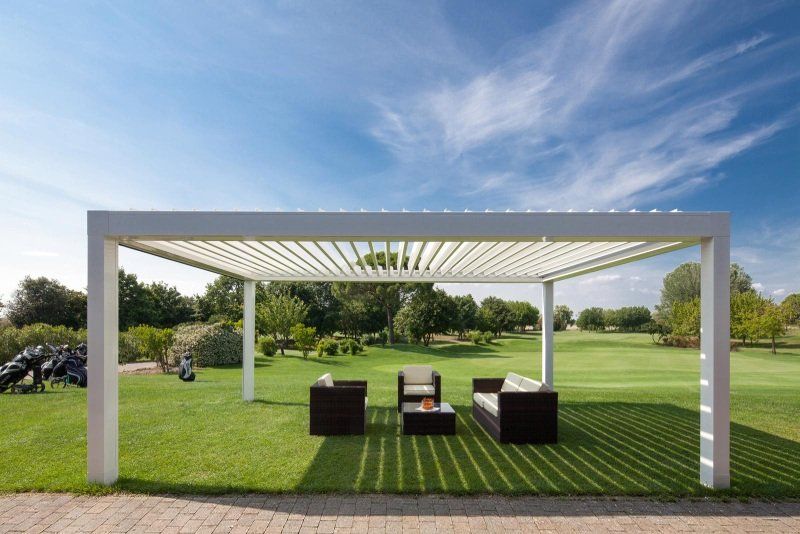 pergola bioclimatica da giardino