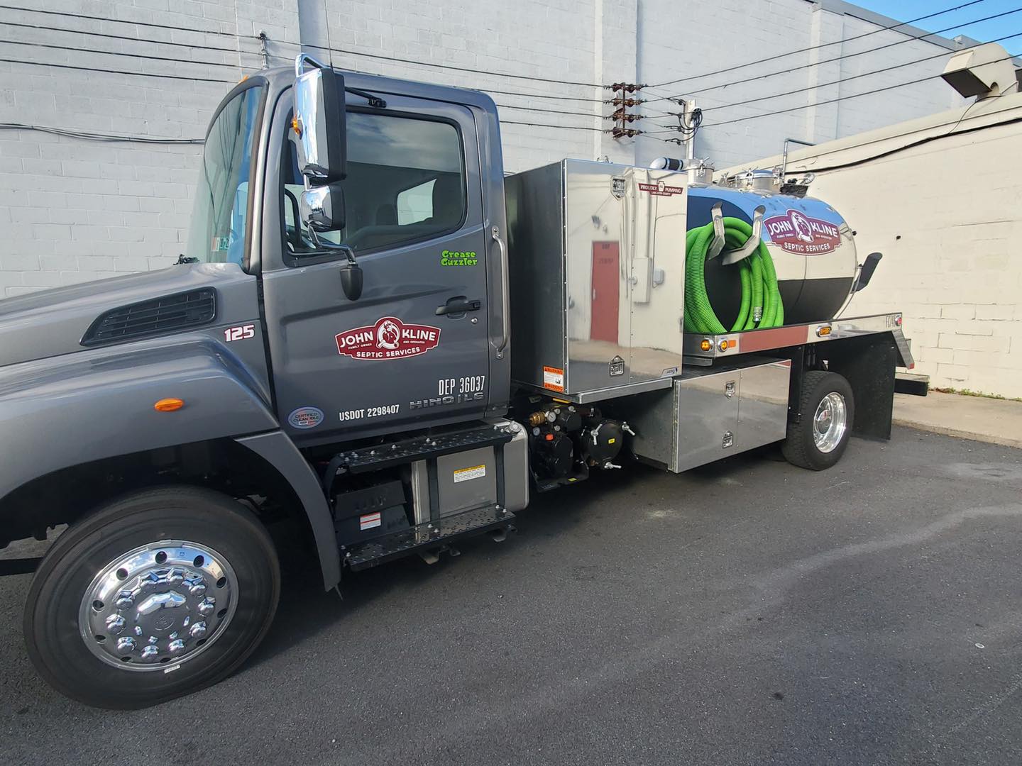 Grease Pumping Truck in Mount Joy PA