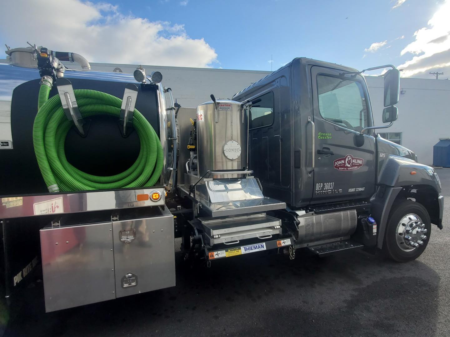 Grease Tank Cleaning Truck in Mount Joy PA