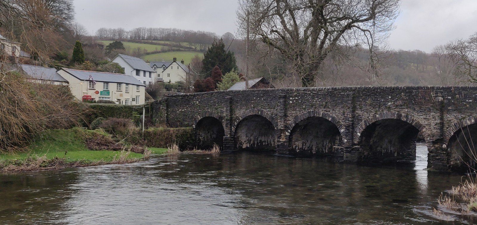 View of The Old Chapel from Withypool Bridge