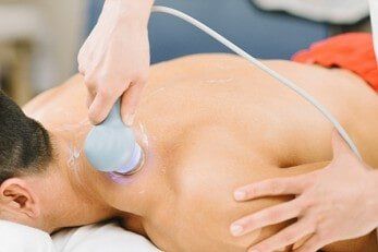 Ultrasound neck treatment — Chiropractic in Los Angeles, CA Ultrasound neck treatment — Chiropractic in Los Angeles, CA