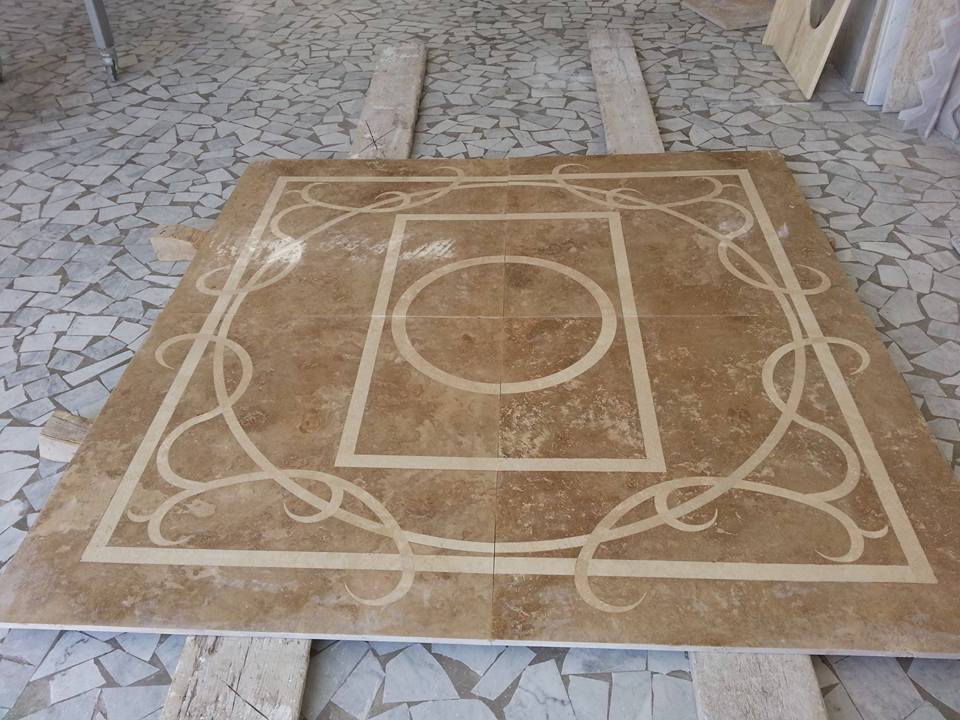 Lastra decorata